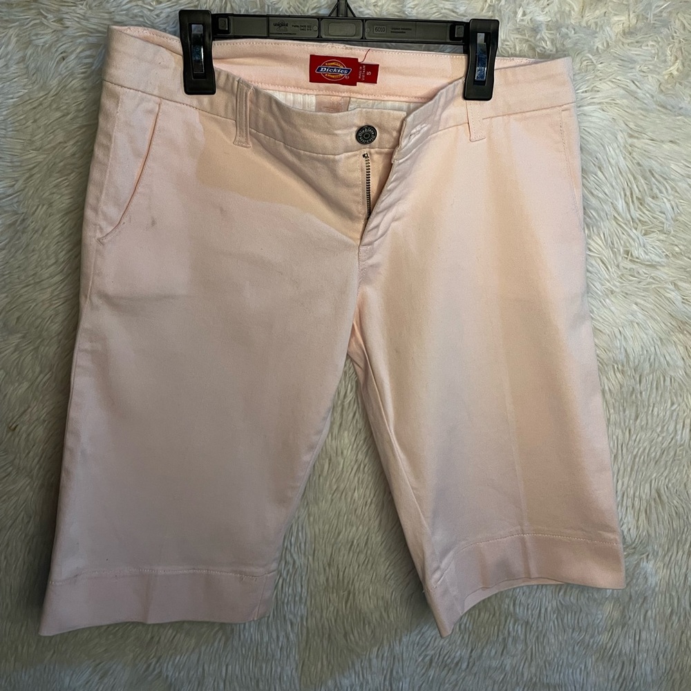 Pink dickies woman’s shorts